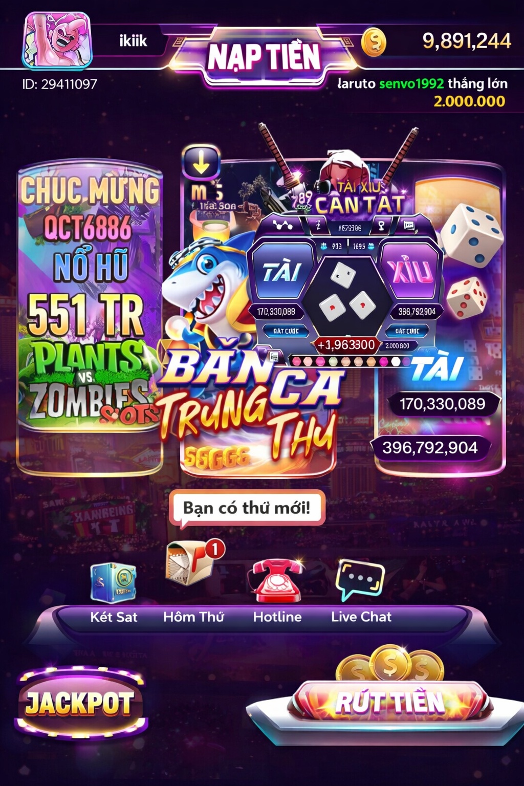 777 Double Bingo game